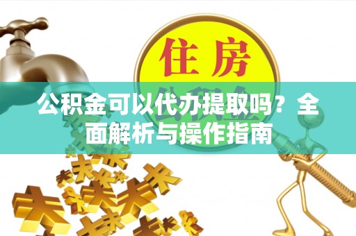 安达公积金可以代办提取吗？全面解析与操作指南