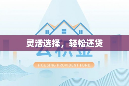 安达灵活选择，轻松还贷