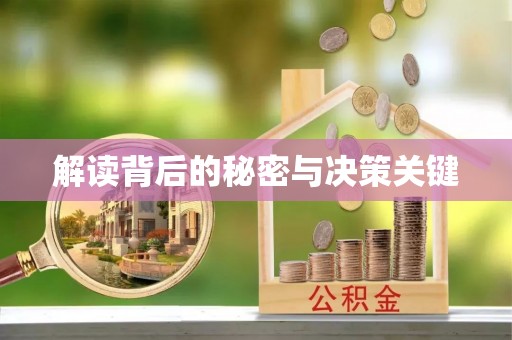 安达解读背后的秘密与决策关键